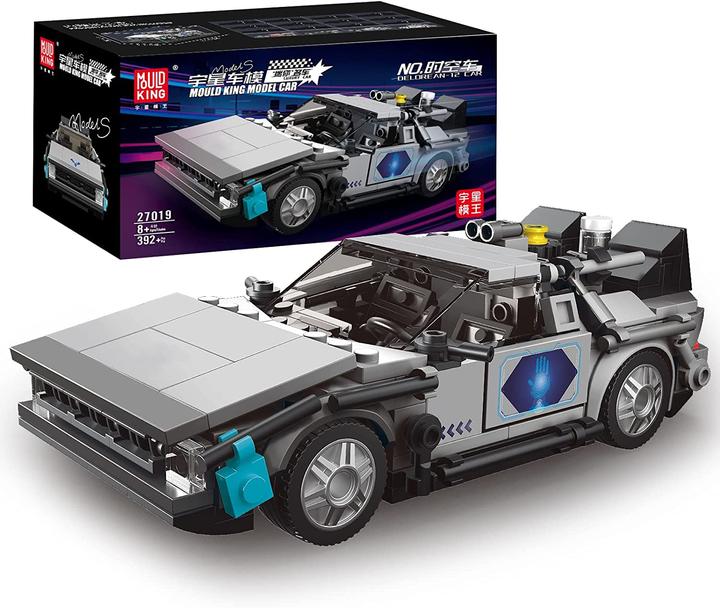 Produktbild Mould King Delorean DMC-12 Zeitreise-Auto mit Displaybox