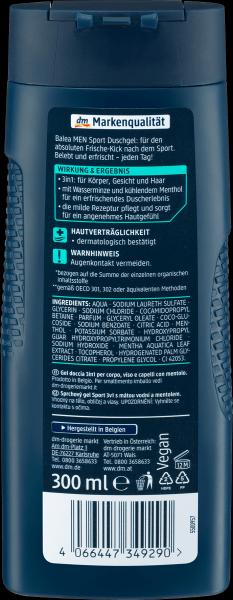 Immagine prodotto dm Balea MEN Gel doccia sportivo (300 ml)