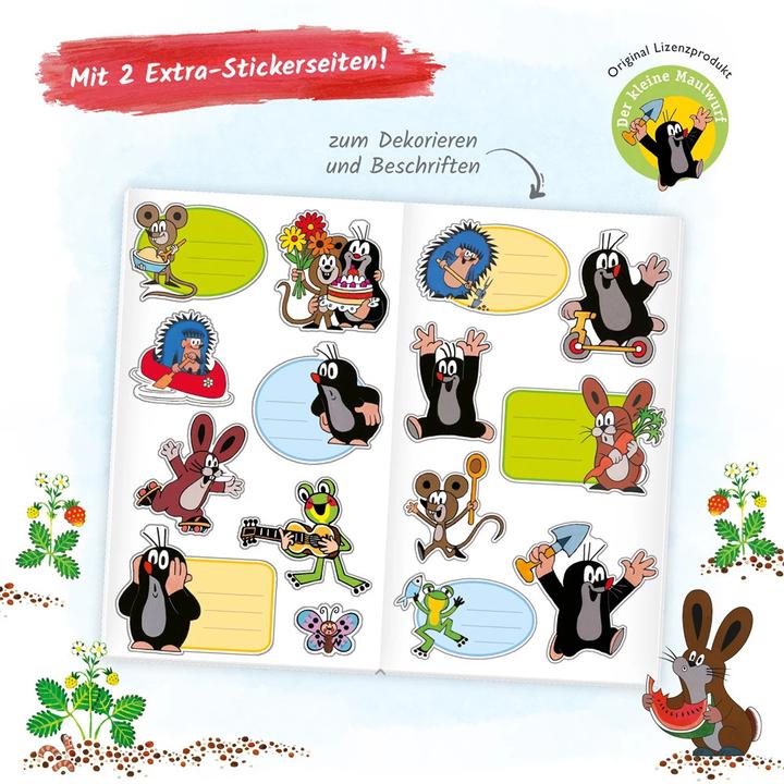 Produktbild Der kleine Maulwurf Ausmalbuch mit Stickern