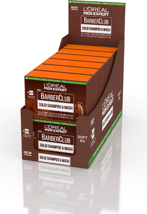Actual product image L'Oréal Paris Men Expert Barber Club (80 ml, Solid shampoo)