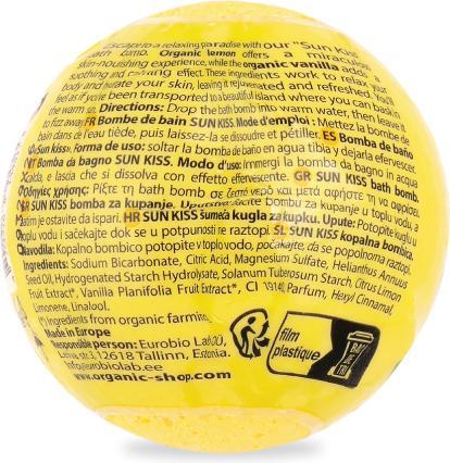 Produktbild Natura Siberica Sun Kiss Badebombe Bio Zitrone 85g (Badekugeln)