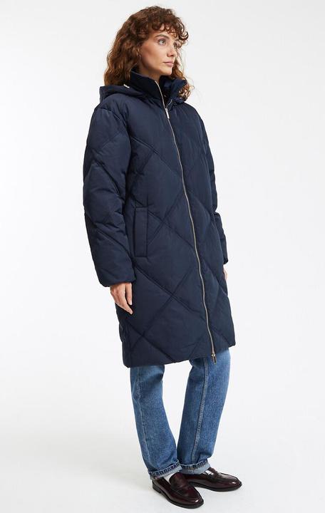 Produktbild La Redoute Collections Halblanger Steppmantel mit Kapuze (XL)