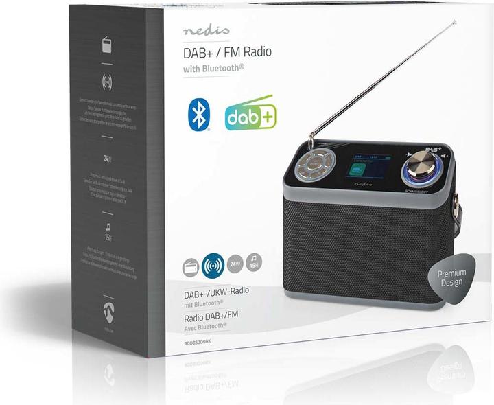 Actual product image Nedis DAB+ radio (DAB+, FM, Bluetooth)