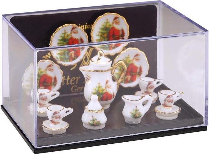 Produktbild Reutter 001.334/6 - Kaffeeset "Weihnachten", Miniatur (8 x 5 x 5 cm)