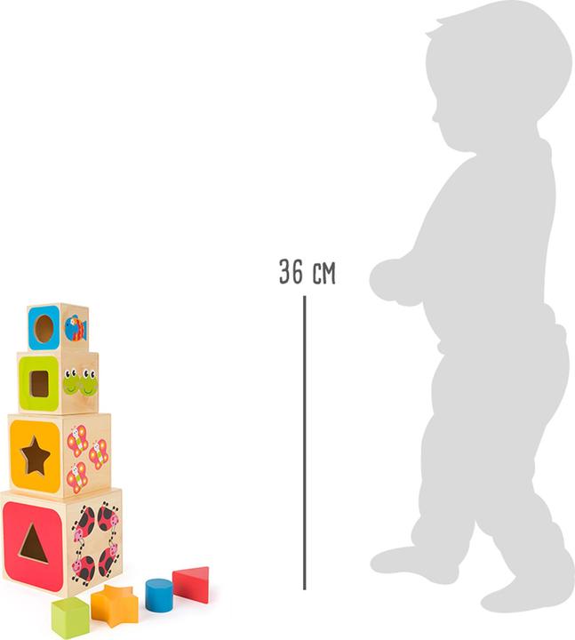 Produktbild small foot Stapelwürfel ABC