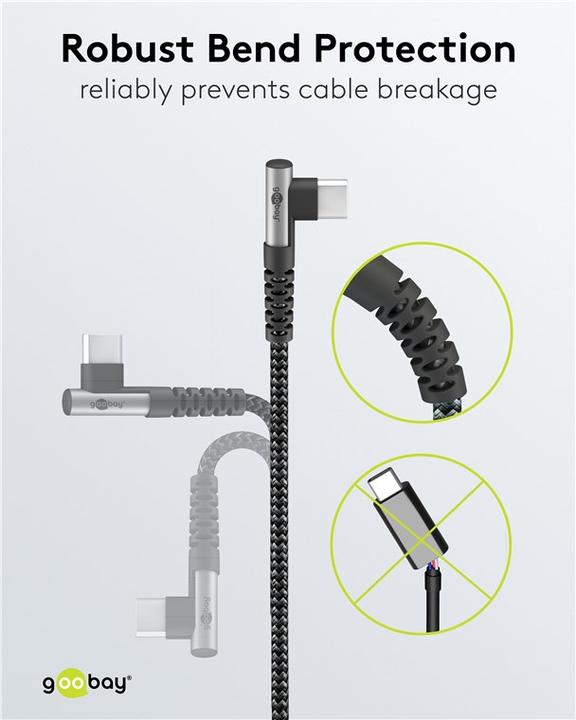 Produktbild Goobay USB C – USB C (0.50 m, USB 2.0)