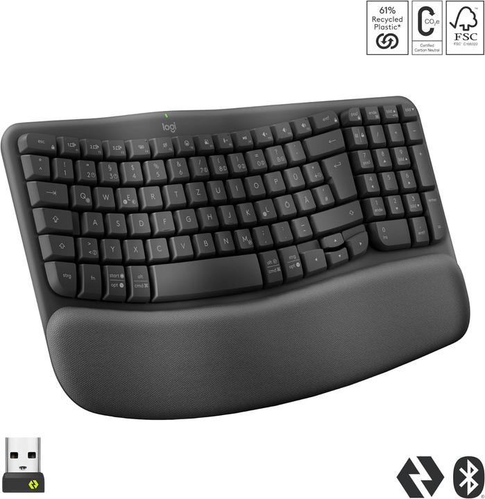 Produktbild Logitech Wave Keys (DE, Kabellos)