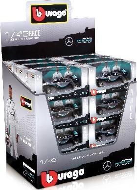 Image du produit Toymax Mercedes F1 W07Hybrid 2016 1:43 No. 6 +44 ass.