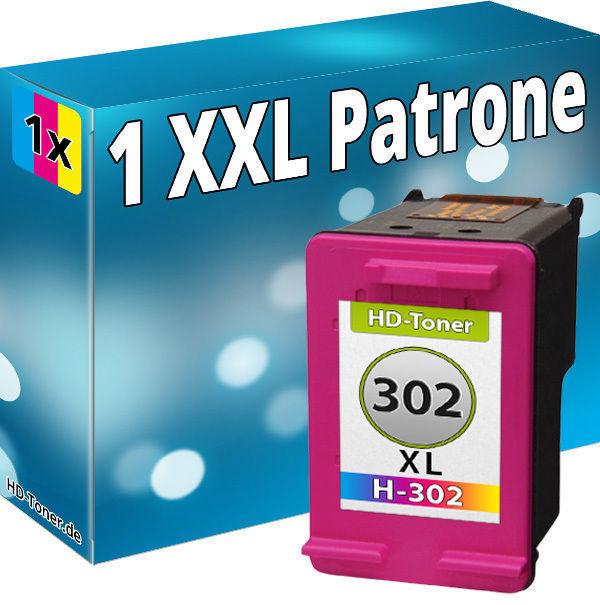 Actual product image Druckfuxx 1x TINTE PATRONEN für HP 302 XL Envy 4520 4521 4522 4524 4525 4526 452