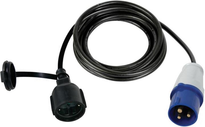 Produktbild Velleman Kabel - Kupplung Auf Cee-Stecker - 3 m - Schutzkontakt (Deutsches System) (3 m, CEE)