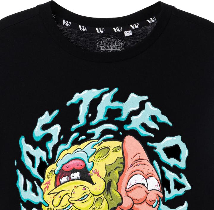Immagine prodotto Spongebob Squarepants Seas The Day Maglietta Maniche Corte Uomo (L)