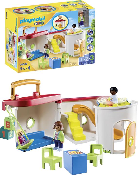 Produktbild Playmobil Mein Mitnehm-Kindergarten (70399, Playmobil 1.2.3)