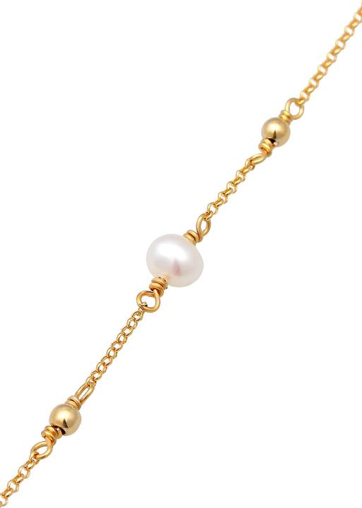 Elli Armband Erbskette Kugeln Süsswasserzuchtperle 925er Silber (16 cm, 925 Sterling Silber)