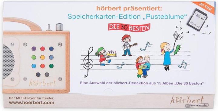Produktbild Hörbert 4GB SDHC Speicherkarten-Editionen „Pusteblume" (4 GB, SDHC)