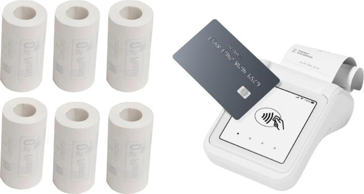 Produktbild SumUp Solo Kartenlesegerät mit Drucker & 6 Bonrollen