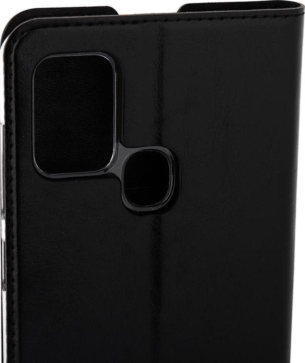 Actual product image Wave BookCase -suojakotelo, Samsung Galaxy A21s, musta (Samsung Galaxy A21s)