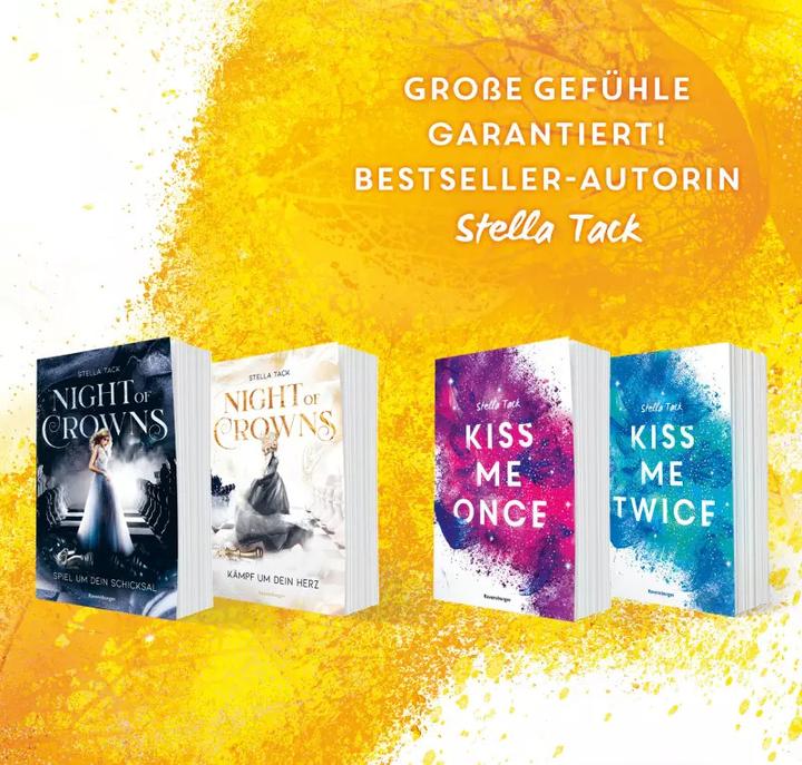 Immagine prodotto Ravensburger Kiss Me Now- Kiss the Bodyguard, Band 3 (Knisternde Romance von SPIEGEL-Bestsellerautorin Stella (Tedesco, Stella Tack, 2022)