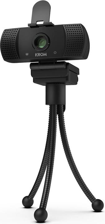 Produktbild Krom Kam Webcam 1920 x 1080 Pixel USB 2.0 Schwarz (NXKAM) (2.10 Mpx)
