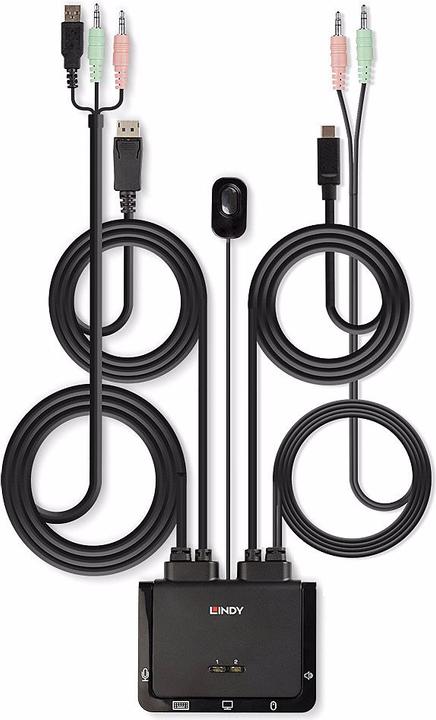 Produktbild Lindy 2 Port DisplayPort 1.2