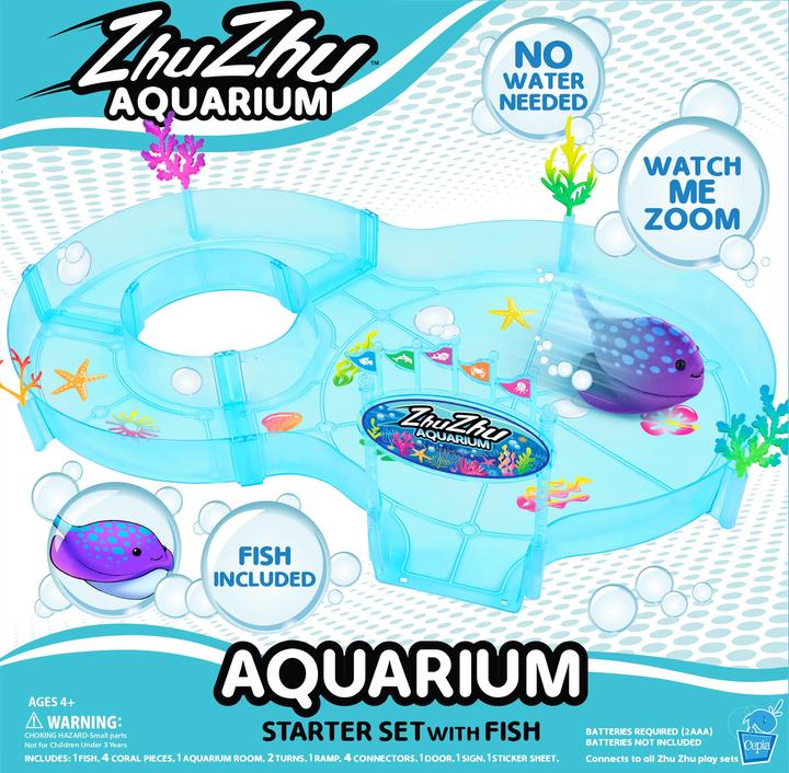 Produktbild Zhu Zhu Pets Zhu Zhu Aquarium Startsaet med Fisk (Dekoration, sonstige Bauten)
