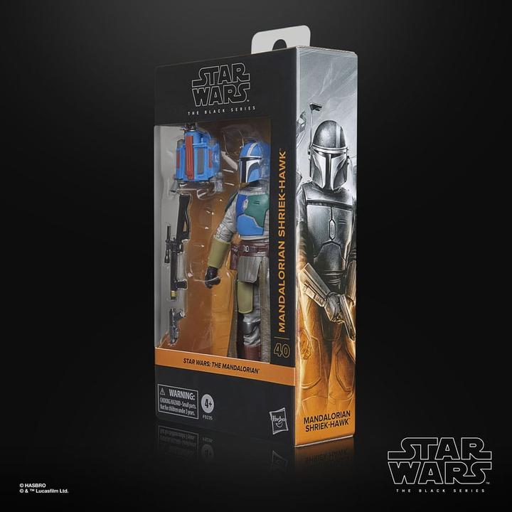 Actual product image Hasbro Star Wars: The Mandalorian Black Series figurine Mandalorian Shriek-Hawk