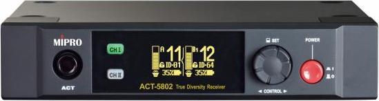 Produktbild Mipro ACT-5802 2-Kanal-Empfänger mit MT-58 Stecksender
