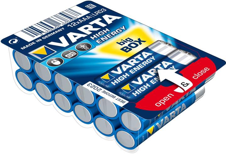 Actual product image Varta LONGLIFE Power Box (12 pcs., AAA, 1270 mAh)