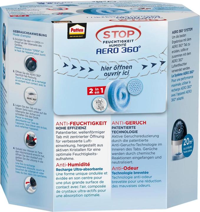 Image du produit Pattex Recharge de pastilles neutres (2 x)