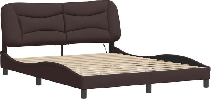 Actual product image VidaXL Bed frame with LED fabric (160 x 200 cm)