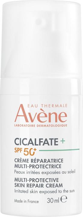 Image du produit Avène Cicalfate + Crème réparatrice multi-protectrice pour la peau (Crème solaire, SPF 50+, 30 ml, 70 g)