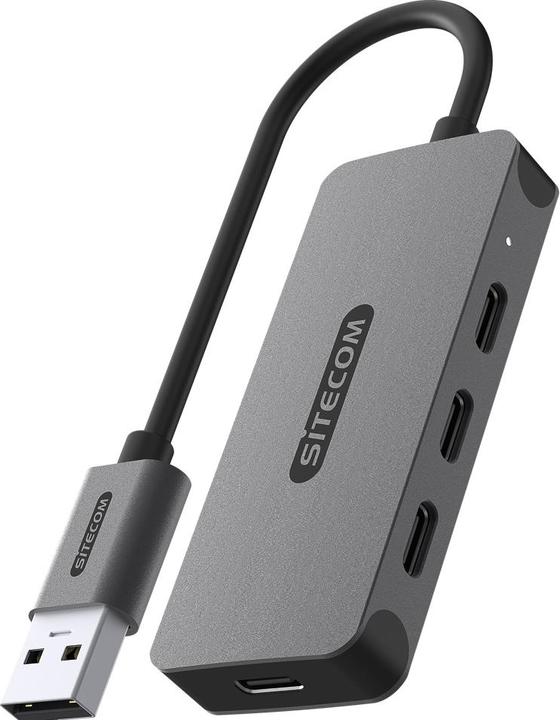 Actual product image Sitecom CN-5008 USB-Azuo 4x USB-C hub (4 Ports)