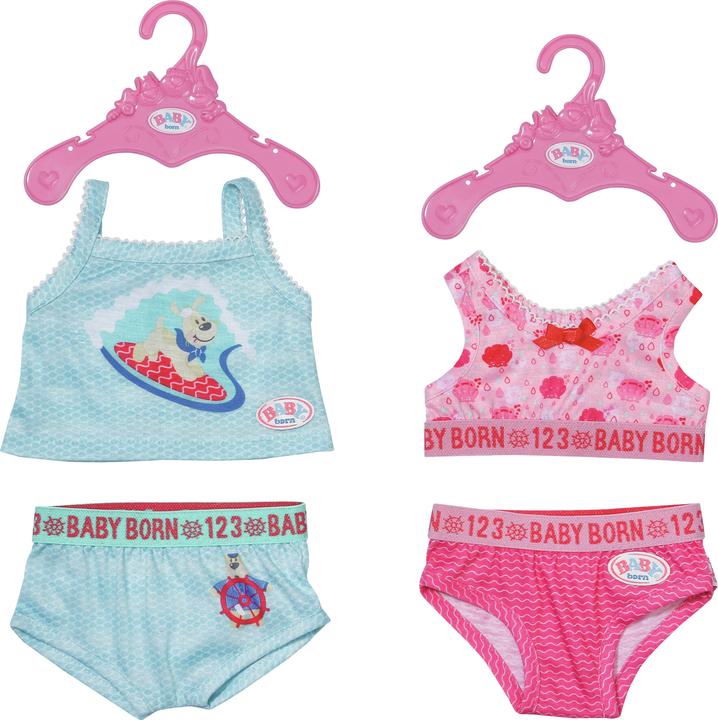 Produktbild Zapf Creation Zapf BABY born Unterwäsche 43 cm Rosa Blau