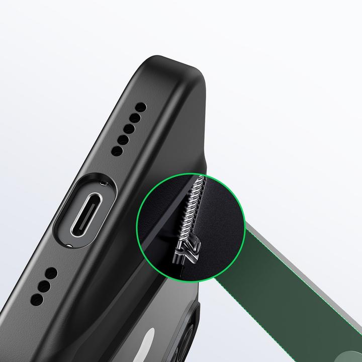 Image du produit Ugreen LP633 Kickstand Étui rigide de protection avec cadre en gel et support intégré pour iPhone 14 (9) (Apple iPhone 14)