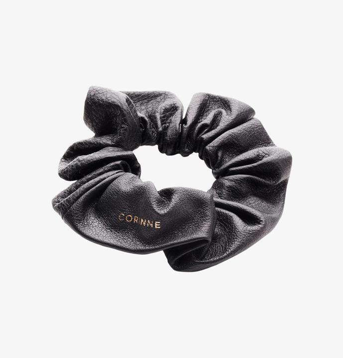 Immagine prodotto Corinne Mondo - Schrunchie in pelle nera