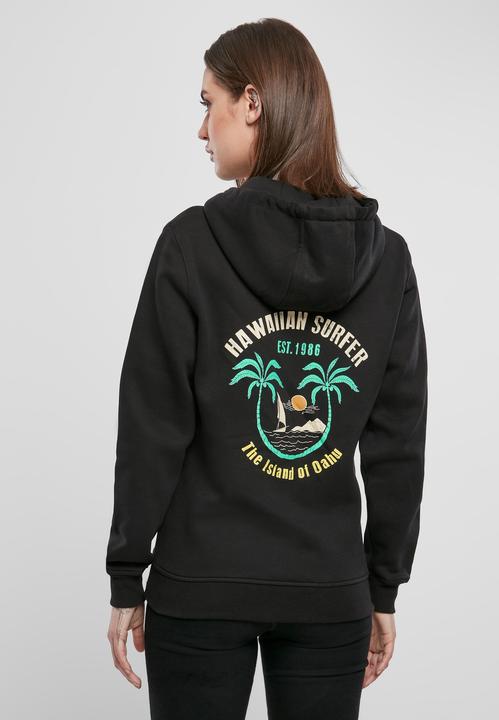 Immagine prodotto Merchcode Felpa con cappuccio da donna hawaiana da surfista (S)