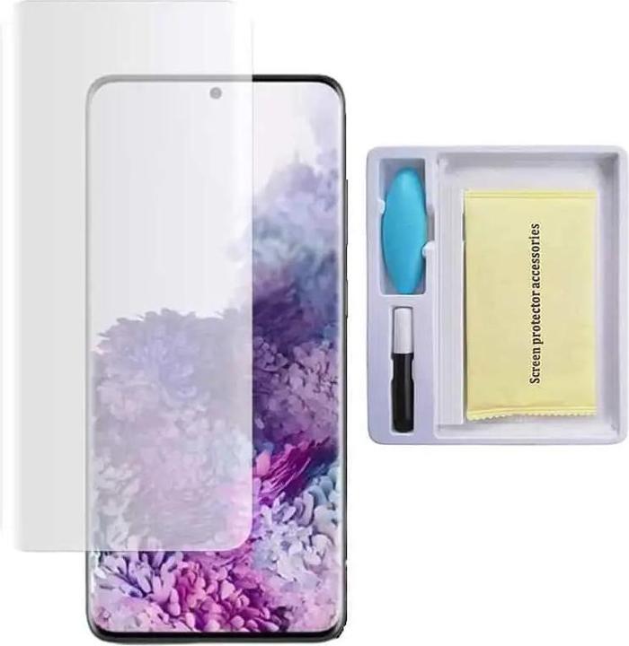 Actual product image Ferryxpress UV Tempered Glass / Bulletproof Glass for Galaxy S20 Plus (1 Piece, Samsung Galaxy S20+)