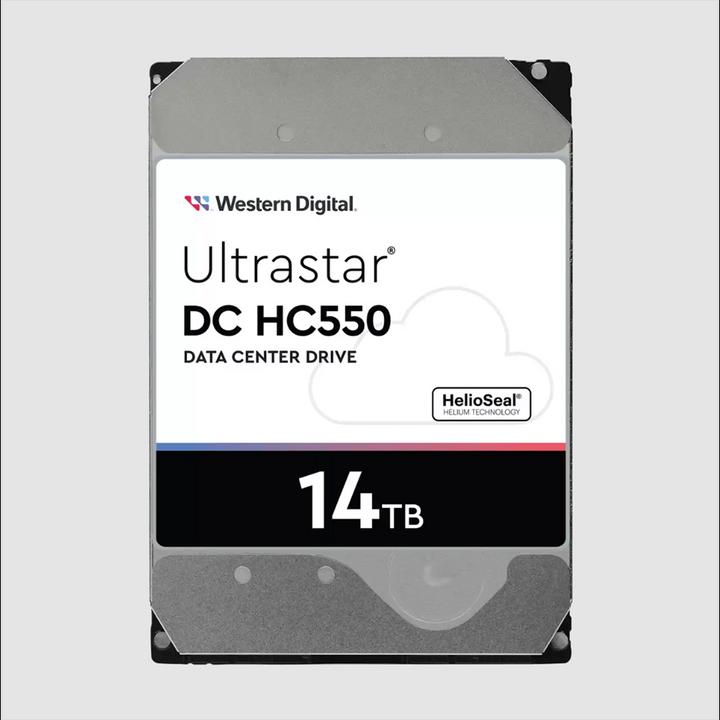 Produktbild WD Ultrastar DC HC550 14TB SE (14 TB, 3.5", CMR)