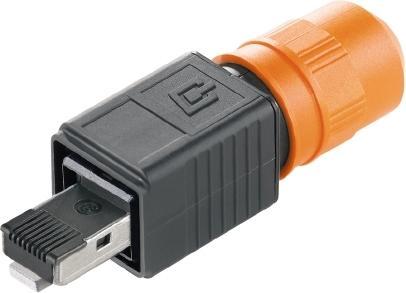 Actual product image Weidmüller Varient 4 IP67 RJ45 tool free plug
