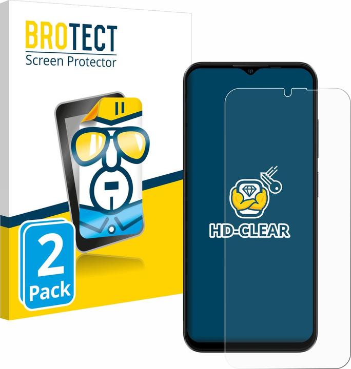 Actual product image BROTECT Screen Protector Clear (2 Piece, Xiaomi Redmi Note 16 Pro)