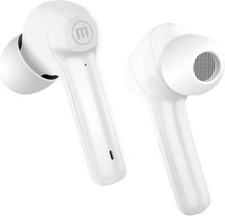 Actual product image Maxell Dynamic+ wireless headphones with charging cradle Bluetooth white (4 h, Wireless)