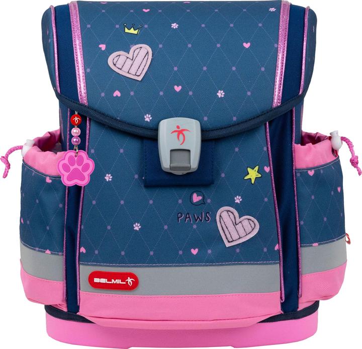 Belmil Classy Plus Schulranzen Set 5teilig mit Brustgurt (19 l)