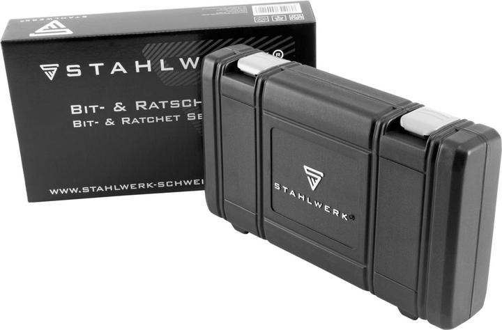 Produktbild Stahlwerk Profi-Ratschenkasten 1/4 Zoll Umschaltknarre 35-teilig Chrom-Vanadium