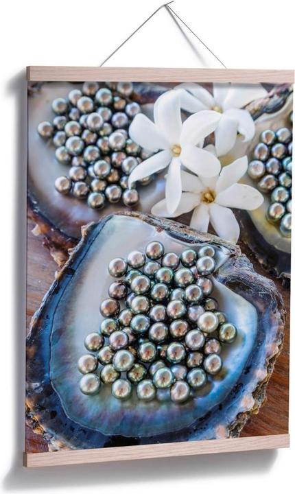 Produktbild Trenddeko Schwarze Perlen von Tahiti (50 x 60 cm)