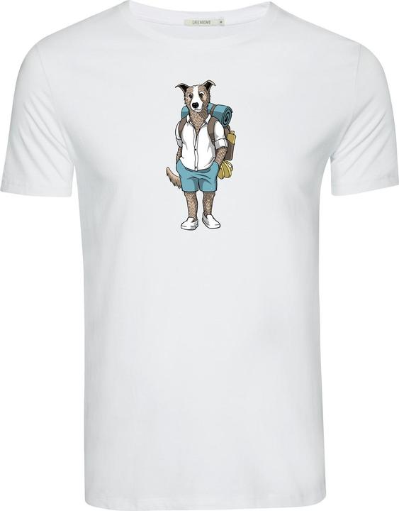 Actual product image Greenbomb Animal Dog Traveller Guide T-Shirt (XL)