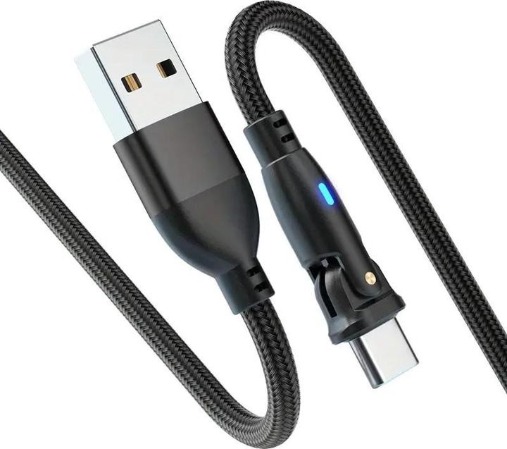 Produktbild Cbx 180 Grad Winkel Ladekabel USB-C / USB-A, 3m (3 m, 20 W)
