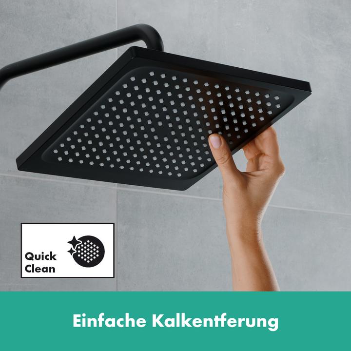 Actual product image hansgrohe HG overhead shower Crometta E 240, 1 jet matt black (15.90 l/min)