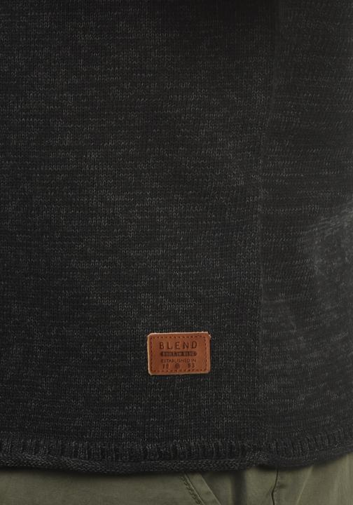 Actual product image Blend Dan Men's Jumper Knit Pullover With O-Neck Flecked (L)