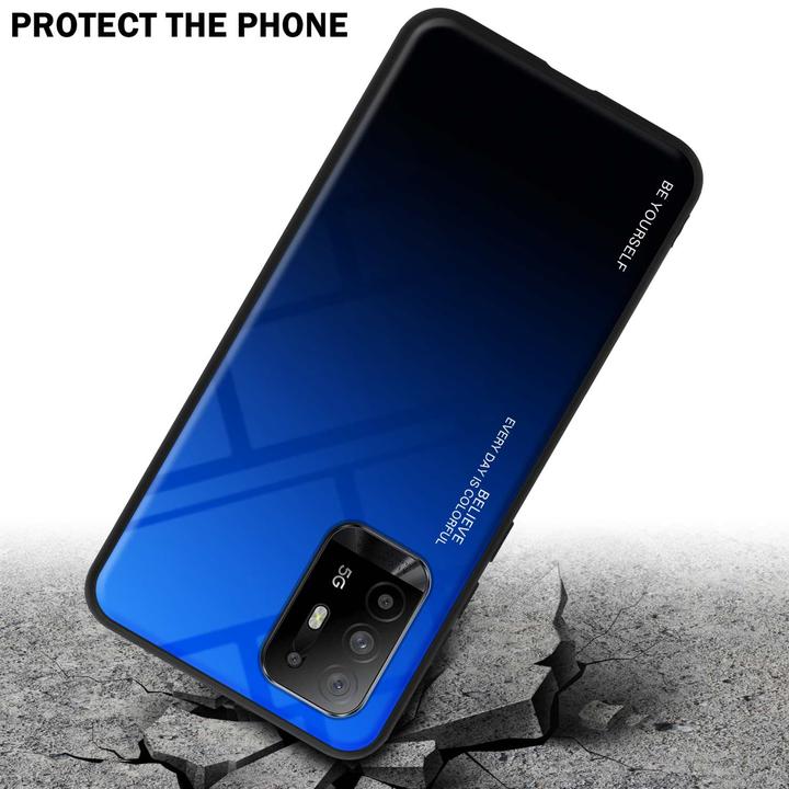 Actual product image Cadorabo TPU 2 colors glass envelope (Oppo A94 5G)