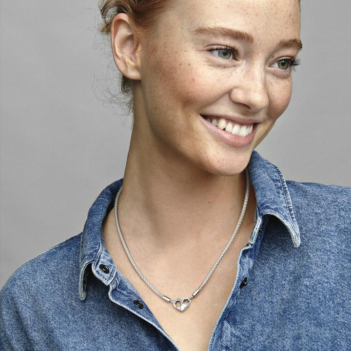 Image du produit Pandora Moments Collier à maillons avec rivets (Argent 925, 45 cm)