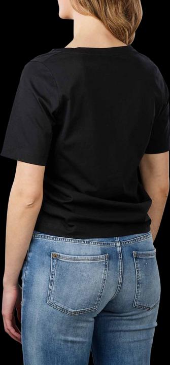 Actual product image Drykorn Jersey Jacina T-Shirt V-Neck Black (M)